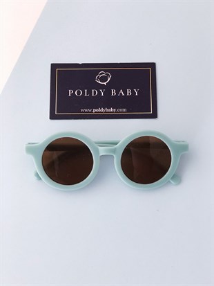 Poldy Baby | Baby Fashion | Bebek KıyafetleriFiyonklu Penye Bebek Bonesi LeoparPB0001İskandinav Mat Çocuk Gözlüğü Mint