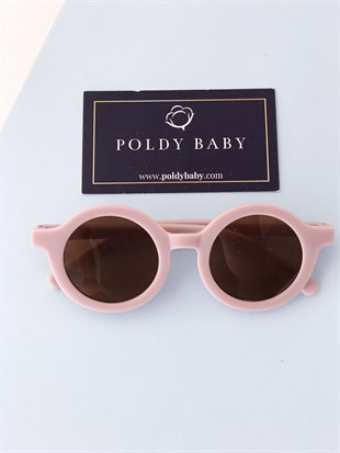 Poldy Baby | Baby Fashion | Bebek KıyafetleriFiyonklu Penye Bebek Bonesi LeoparPB0001İskandinav Mat Çocuk Gözlüğü Pudra