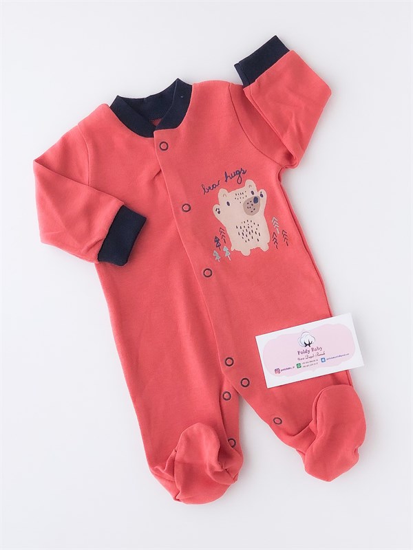 Poldy Baby | Baby Fashion | Bebek KıyafetleriBoz Ayıcıklı Kozmonot Tulum SarıPB95796s,PB95796tMinik Sincap Tulum Kiremit