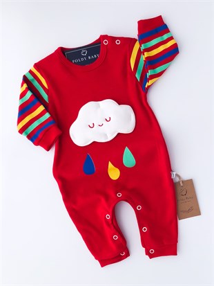 Poldy Baby | Baby Fashion | Bebek KıyafetleriRenkli Kelebekli Tulum PembePB1906pRainy Cloud Tulum Kırmızı