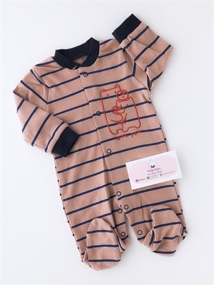 Poldy Baby | Baby Fashion | Bebek KıyafetleriBoz Ayıcıklı Kozmonot Tulum SarıPB95796s,PB95796tMinik Sincap Tulum Kahve