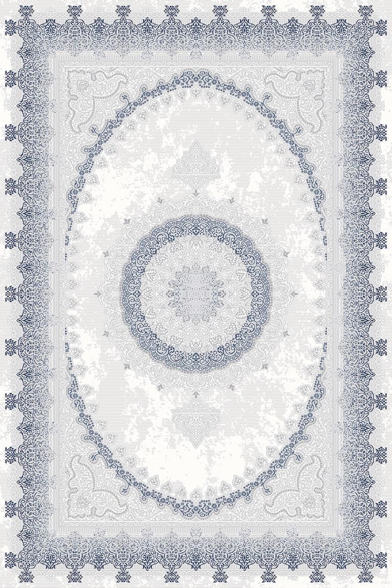 27388 MAVİ-200X290PERA MAVİ KADİFEMSİ YÜZEY POLYESTER HALI 27388 