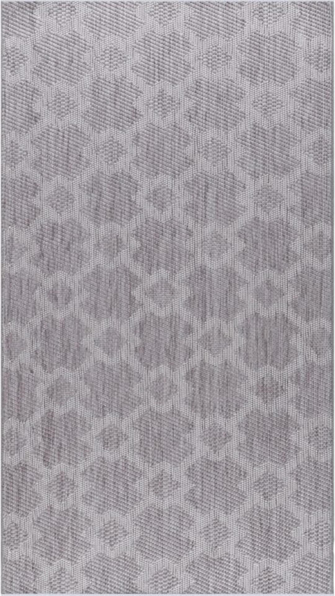 1750A GRİ)100 X 100-SAÇATRENTO ÖZEL ÖLÇÜ DEKORATİF SİSAL HALI 1750A GRİ 