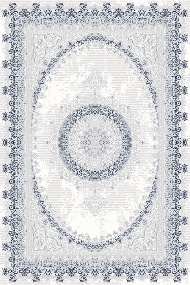 27388 MAVİ-200X290PERA MAVİ KADİFEMSİ YÜZEY POLYESTER HALI 27388 