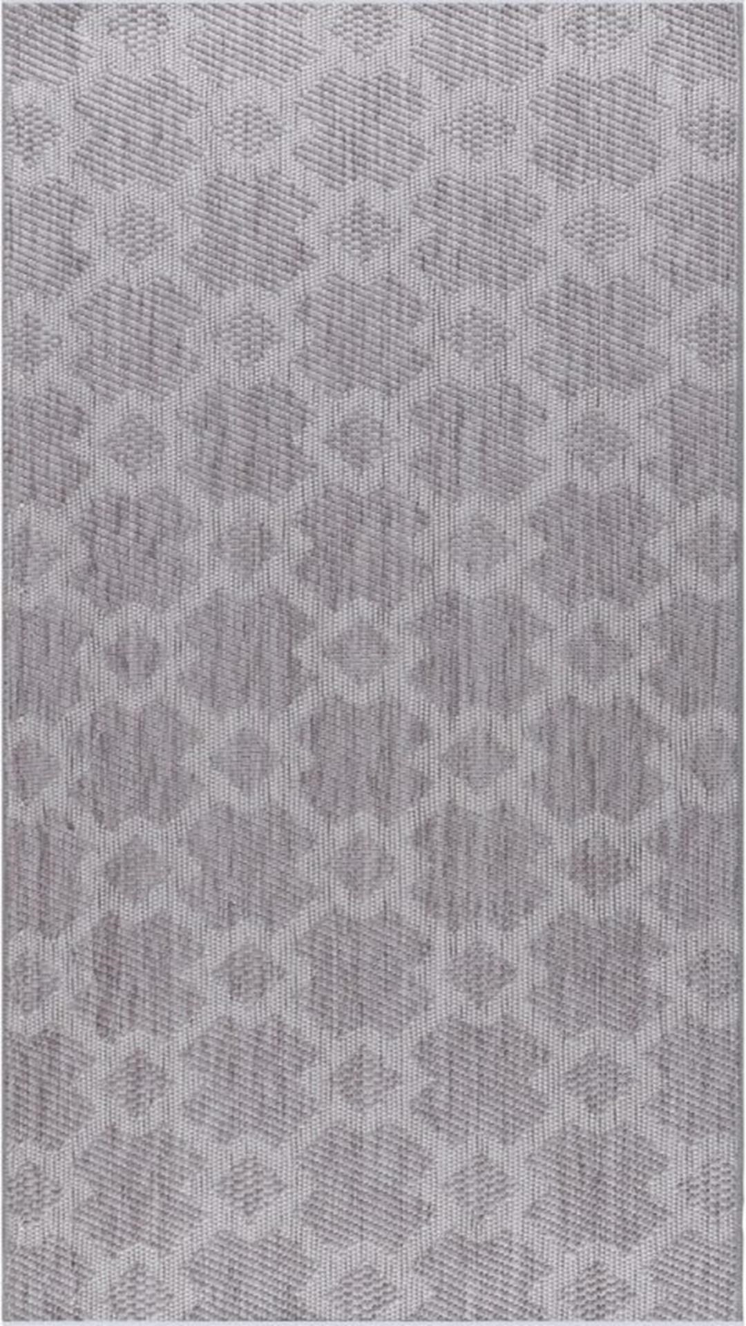 1750A GRİ)100 X 100-SAÇATRENTO ÖZEL ÖLÇÜ DEKORATİF SİSAL HALI 1750A GRİ 