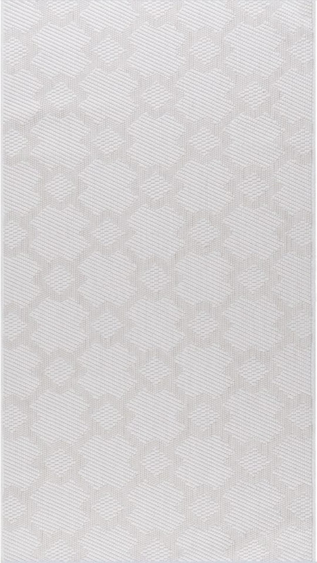 1750A BEYAZ)100 X 100-SATRENTO ÖZEL ÖLÇÜ DEKORATİF SİSAL HALI 1750A BEYAZ 