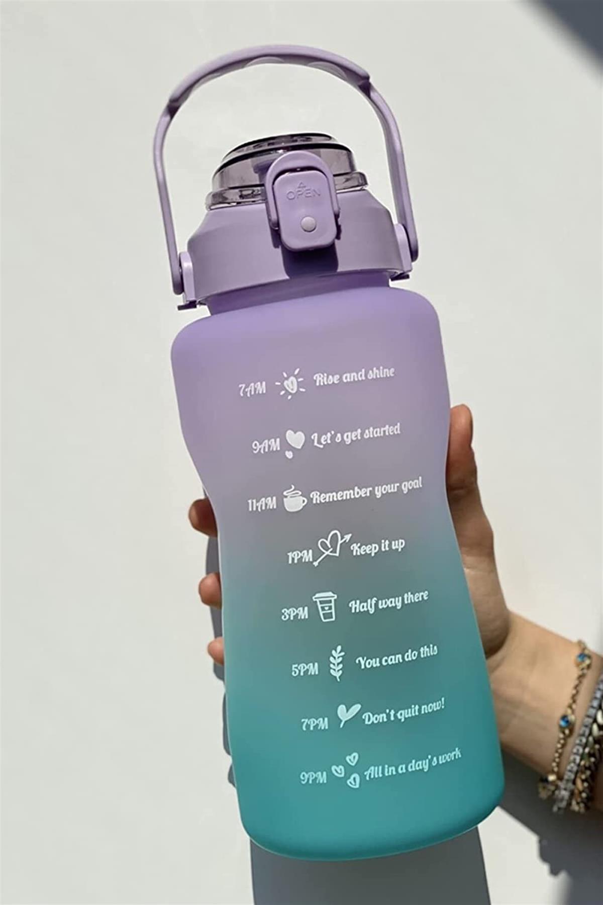  Tcherchi 2L Taşınabilir Su Matarası - Mor