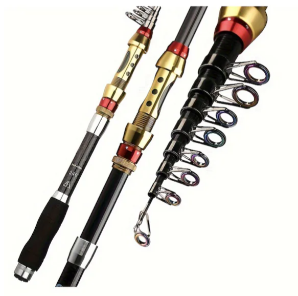 1 Adet Premium %99 Karbon Fiber Teleskopik Olta 3m