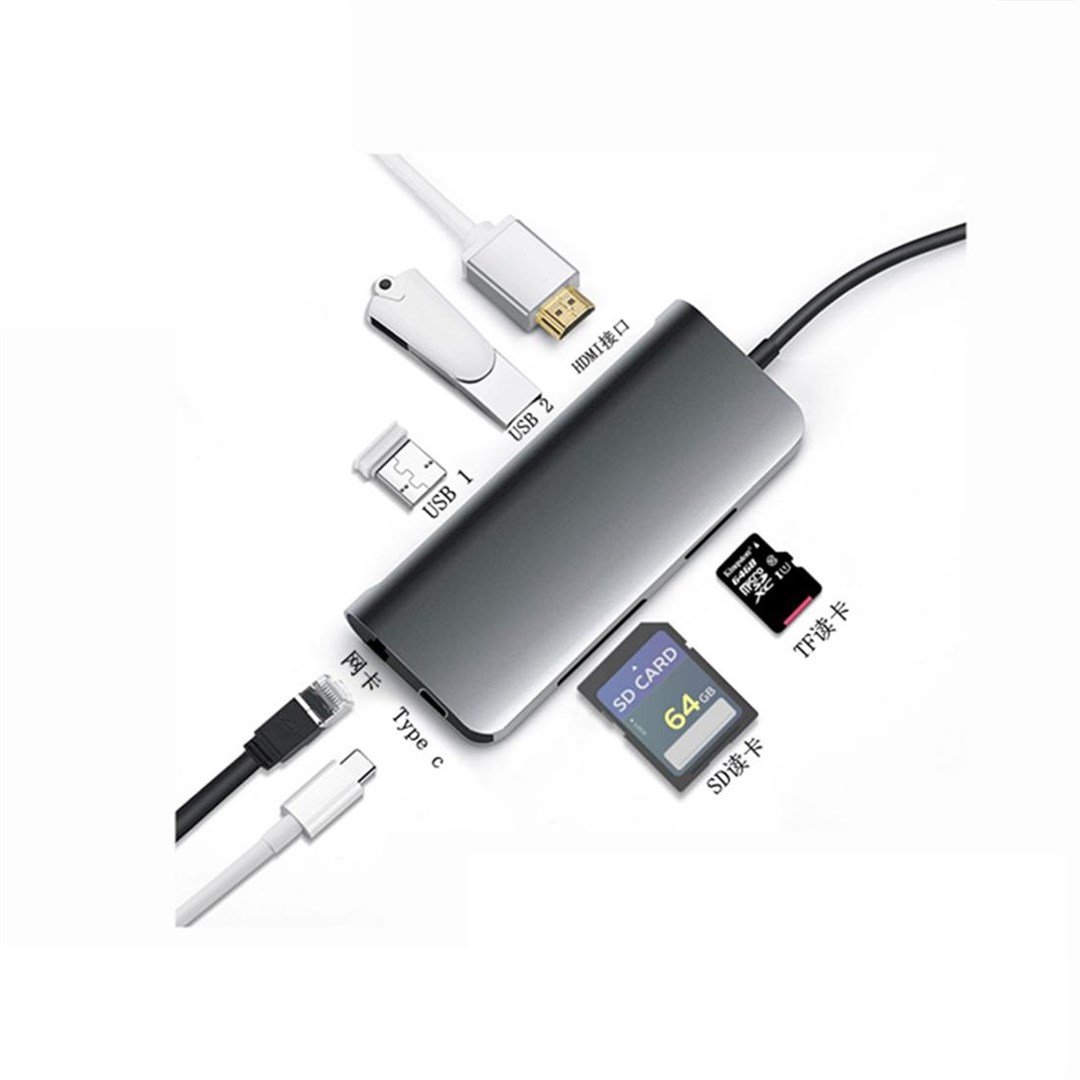 7'si 1 arada tip-c hub'dan hdmi