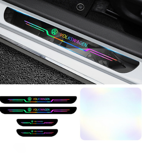 Araba Kapı Eşiği Koruma Etiketi, Lazer Işıklı Çizilmez Aşınmaya Dayanıklı Şerit - Volkswagen