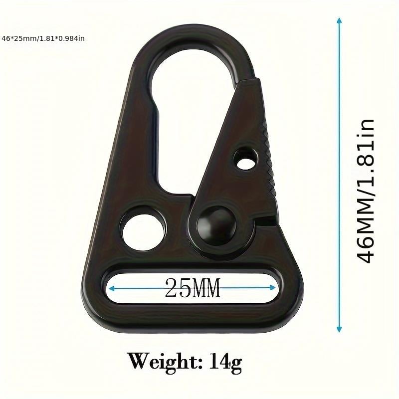 Dağcılık Ve Yürüyüş İçin Hızlı Çıkarılabilir Tokalara Sahip Ağır Hizmet Tırmanma Karabina