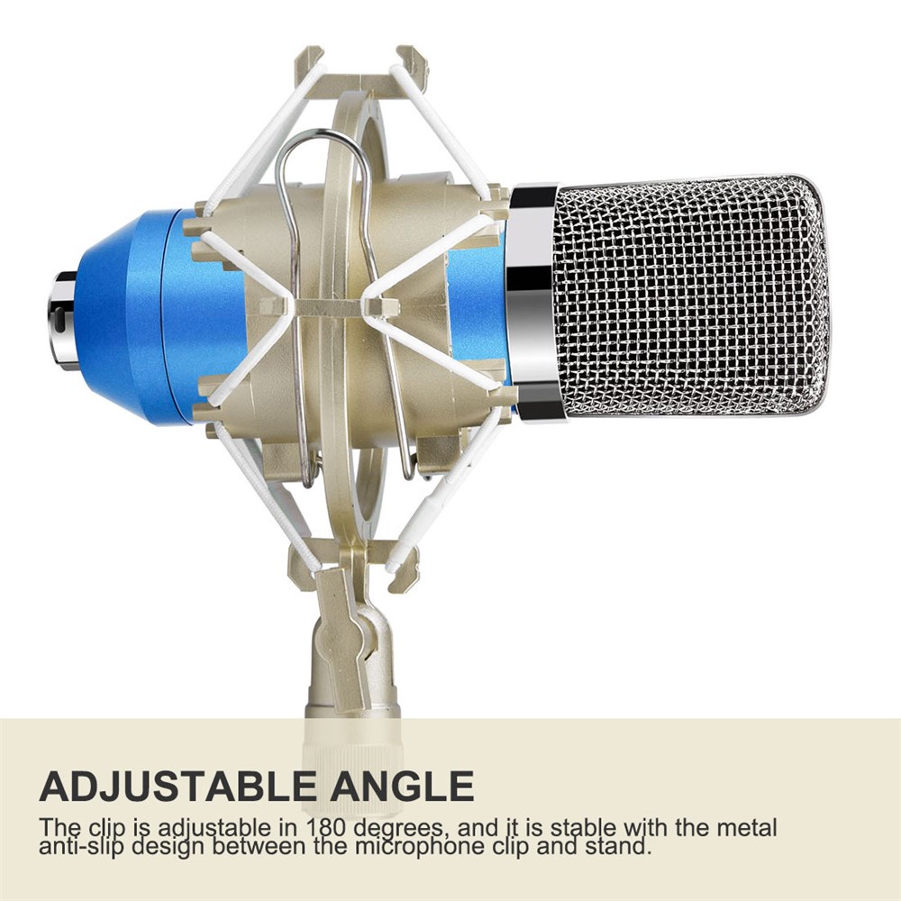 Darbeye Dayanıklı Titreşim Önleyici Plastik Çap Esneklik için Mikrofon  Standı Genişlik 45-55mm 