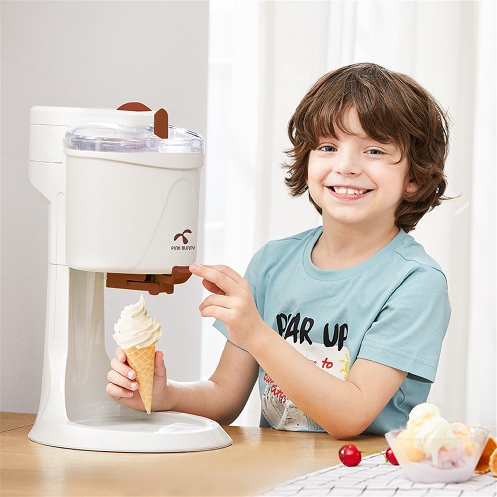 Ev Yapımı Mini Elektrikli Dondurma Yapma Makinesi | Tcherchi.com