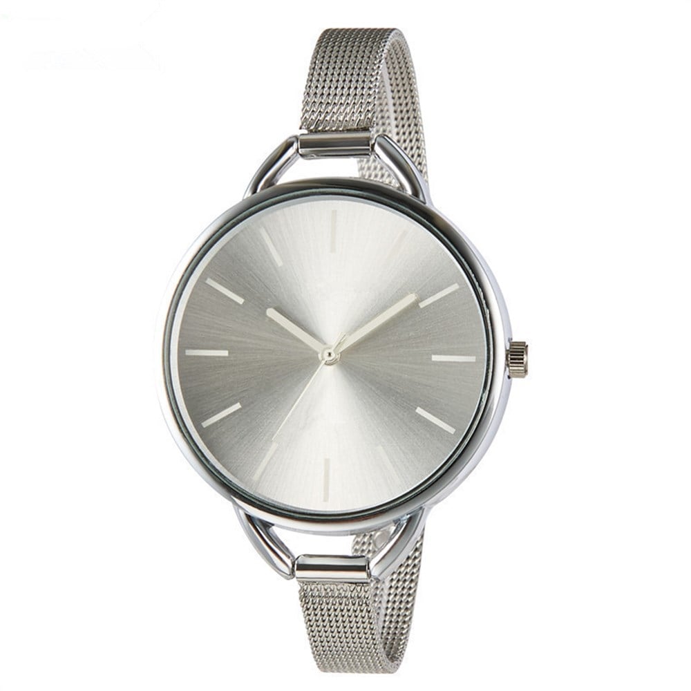 Zarif Tasarım Klasik Analog Paslanmaz Çelik Kadın Kol Saati 