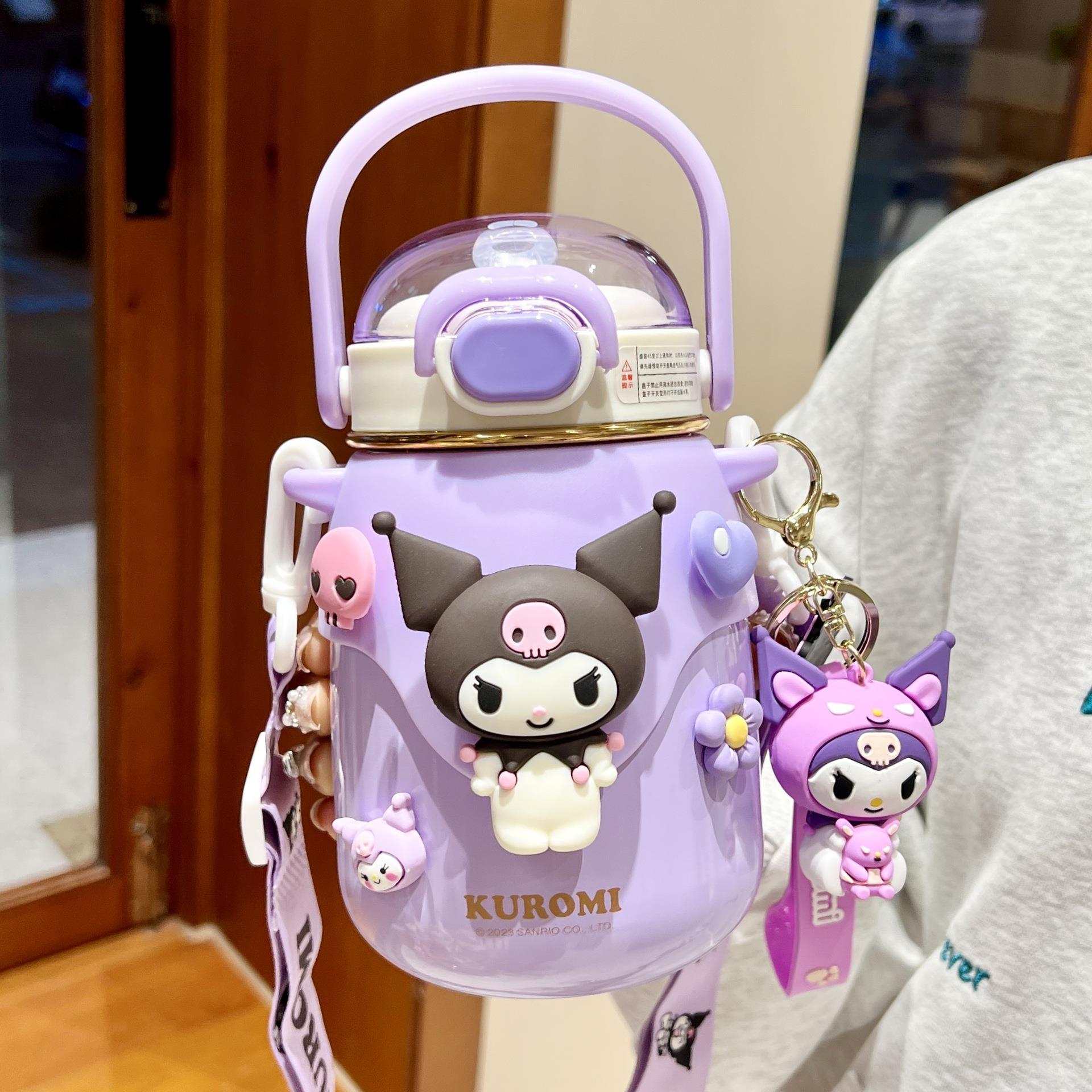 Jolıta Sanrio Kuromi 316 Yalıtımlı Öğrenci Su Şişesi 700 ML Mor