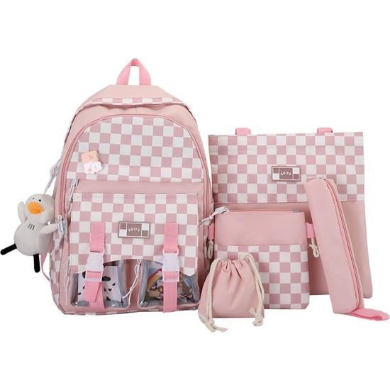 Juiyu 5 Parça Okul Çantası