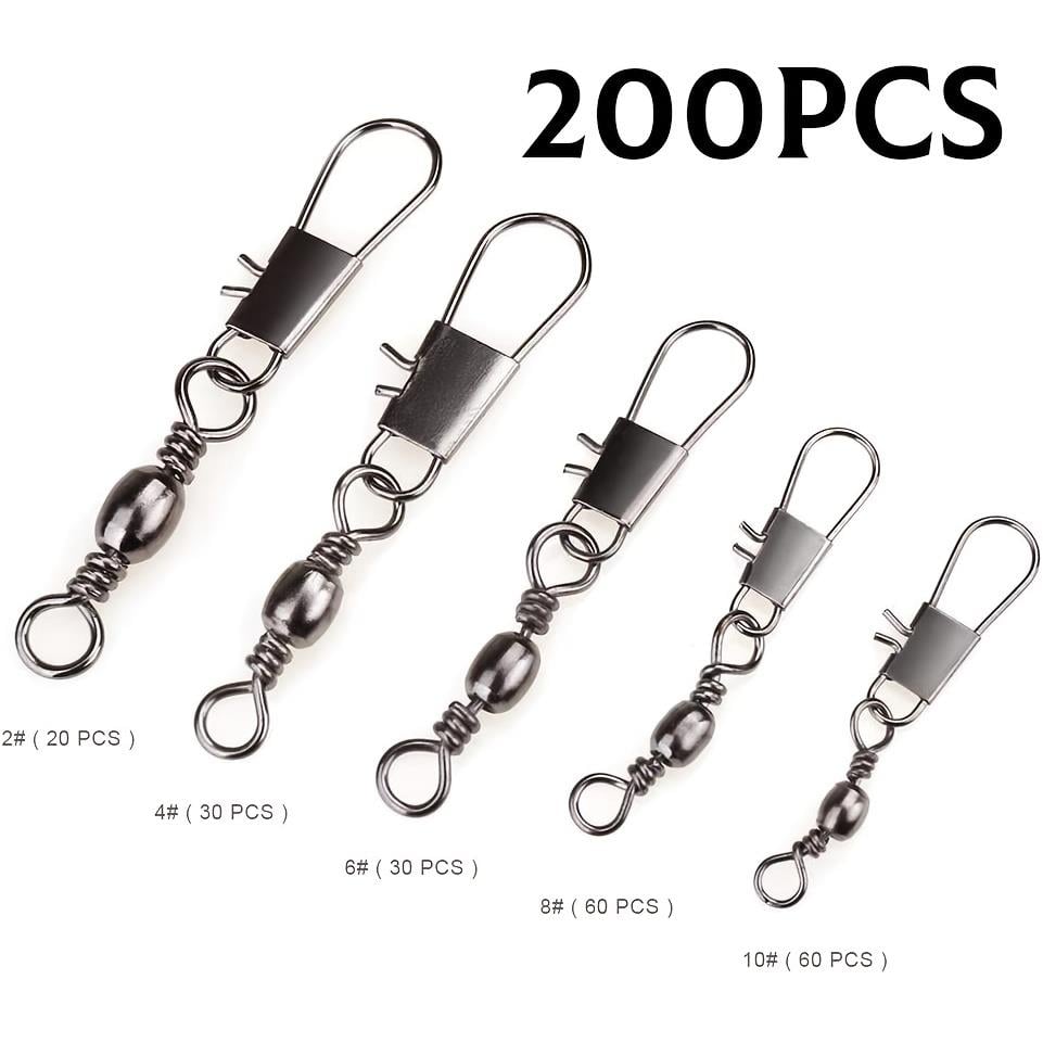 Konnektörlü Premium Balıkçılık Fırdöndüleri 200 Adet