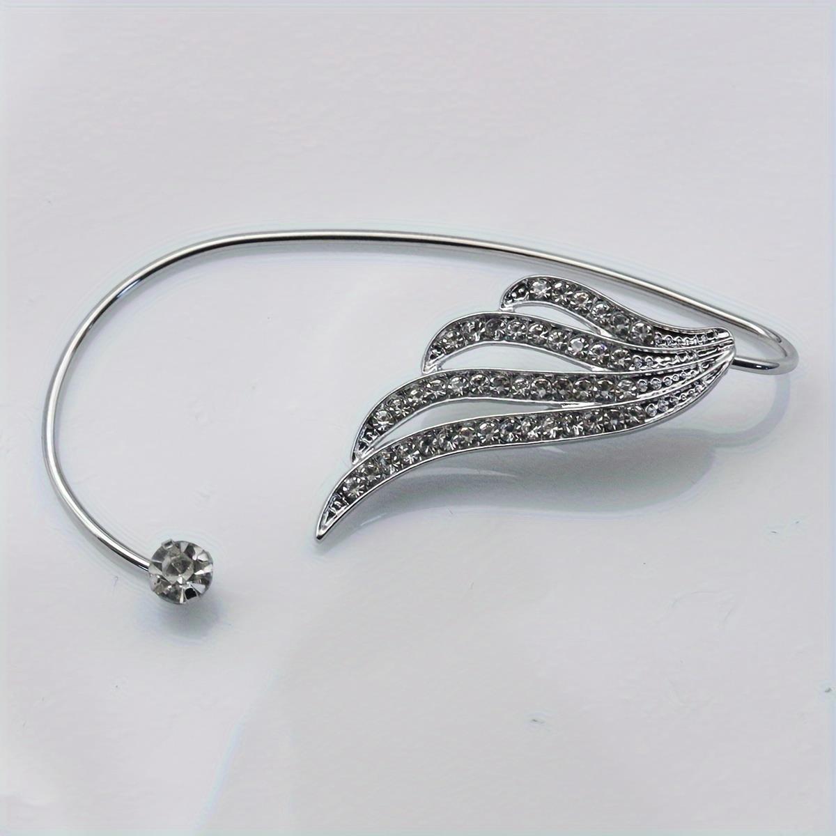 Melek Kanadı Klipsli Bijuteri Küpe