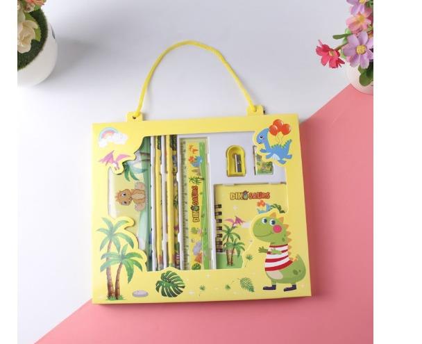 Okul Kırtasiye 8 Parçalı Set [Dinozor]