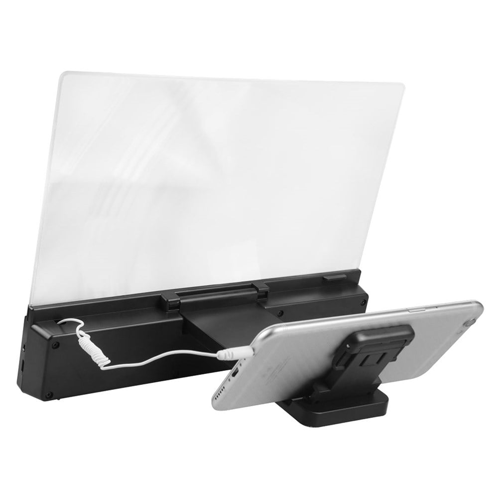 Pilli Ve Kablolu Hoparlörlü HD Telefon Ekran Büyüteci