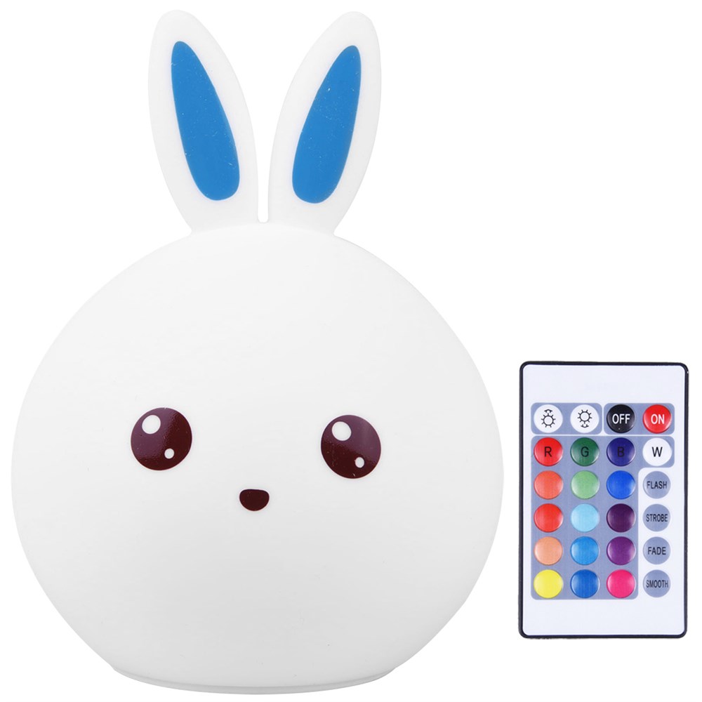 Renk Değişen Tavşan Model Tasarımlı Gece Lambası