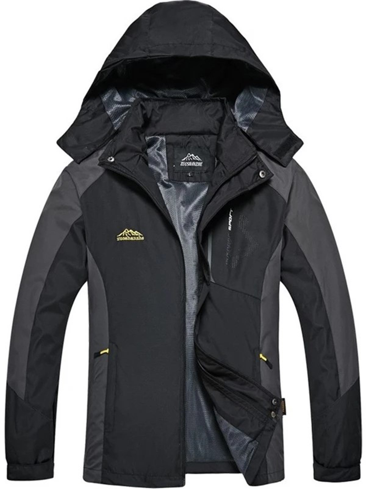 Rüzgar Ve Su Geçirmez Kayak Dağcılık Kalın Ceket Mont