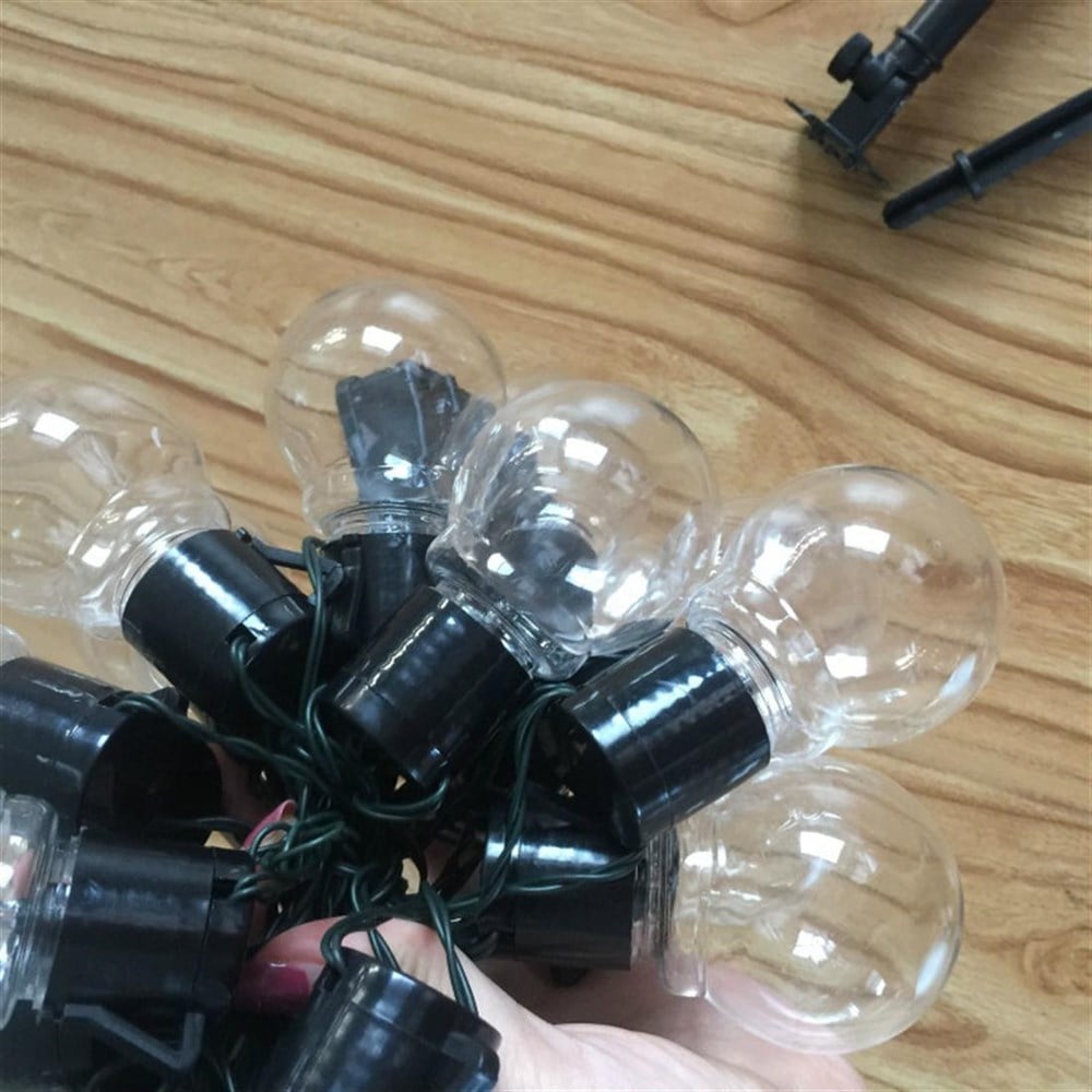 Su Geçirmez Şeffaf LED Ampül - Beyaz ışık - 10 Lamba