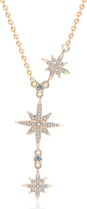 Sw Chomel Singapur Geleceğin Yıldızı Kolye - Rose Gold