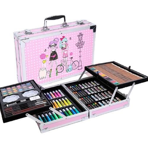 Tcherchi 145 Çift Katmanlı Alüminyum Kutu Suluboya Kalem Seti