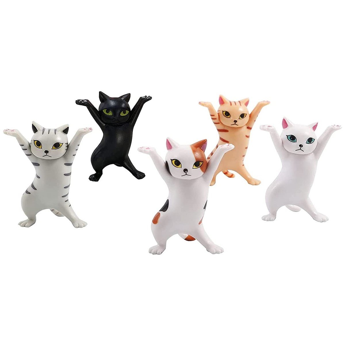 Tcherchi 5 Parça Kedi Figürlü Kalem Tutucu