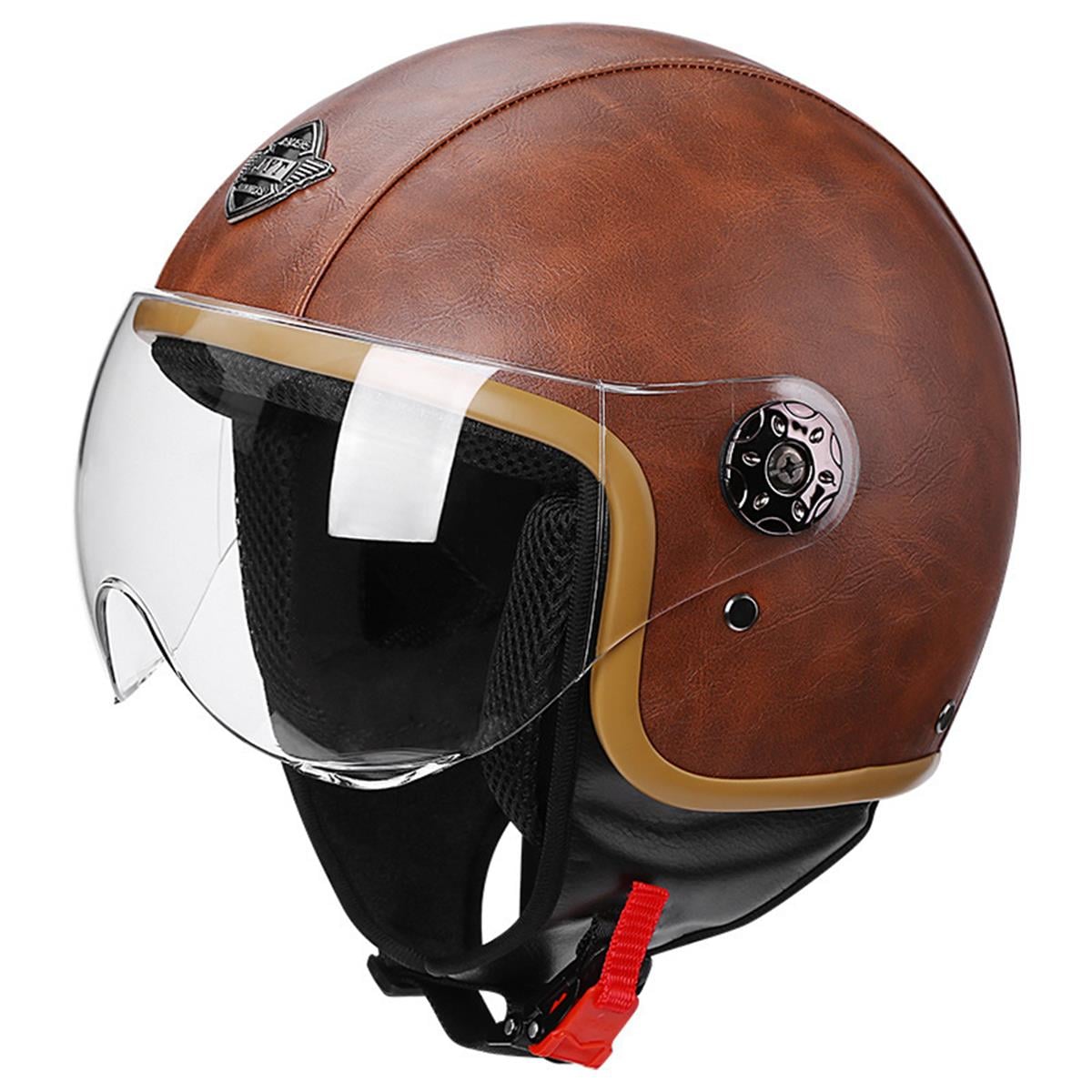 Tcherchi 50-60cm Retro Yarım Motosiklet Kaskı
