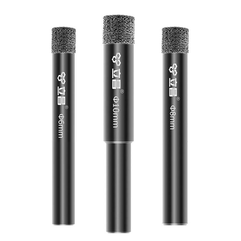 Tcherchi 6+8+ 3 Adet Vakum Kaynaklı Elmas Saplı Matkap Uçları