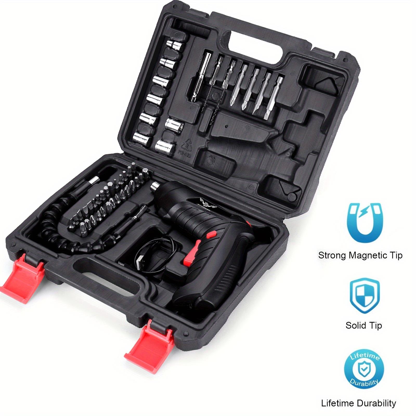 Tcherchi AE01851 Elektrikli Akülü Matkap Şarjlı Tornavida Seti Parça