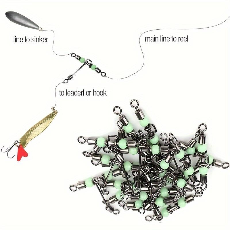 Tcherchı Ağır Hizmet Tipi 3 Yollu Balıkçılık Fırdöndü, T-şekilli Çapraz Çizgi Balıkçılık Konnektörü, Namlu Döner Fırdöndüler