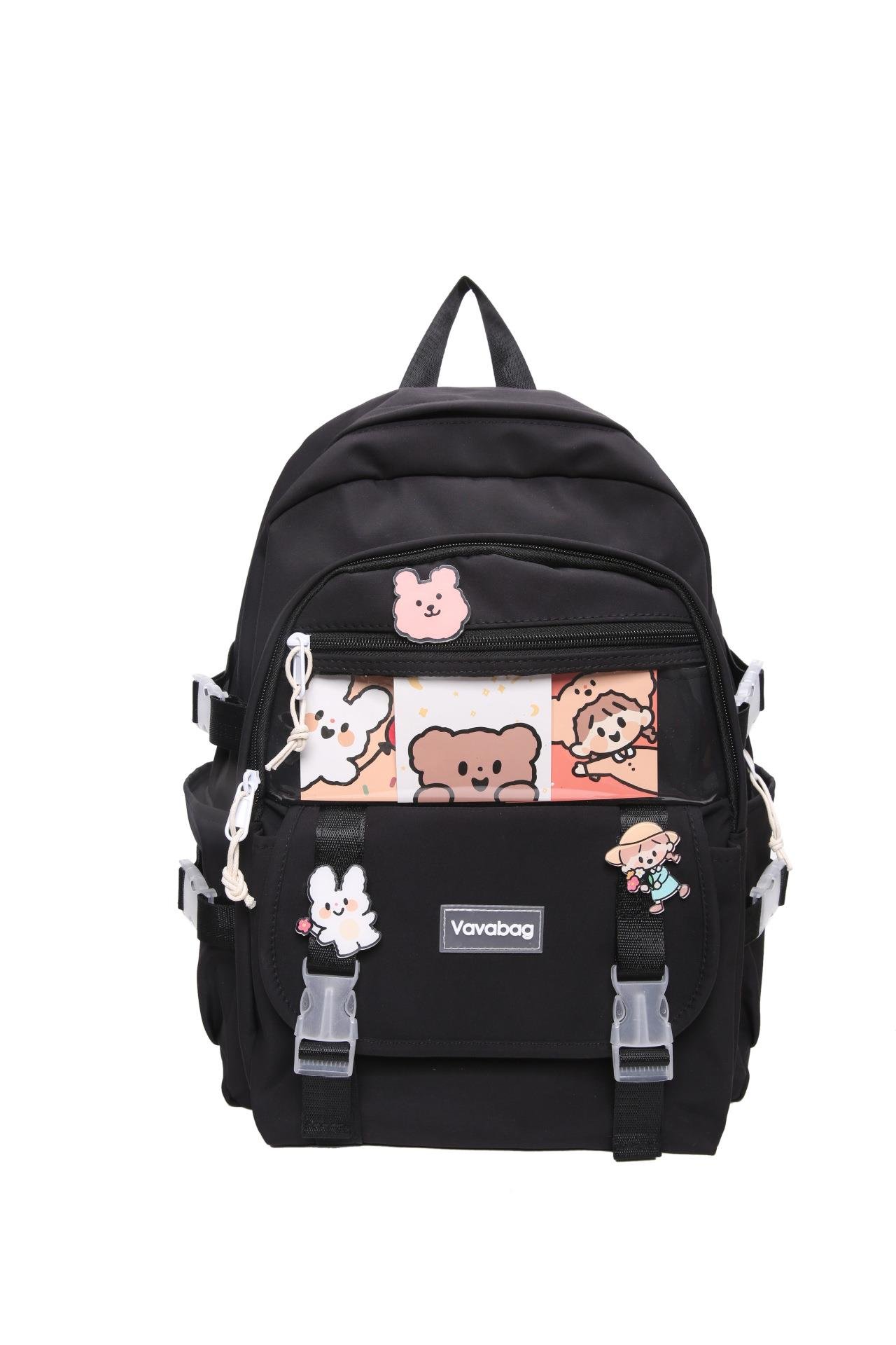 Tcherchi Büyük Kapasiteli Kanvas Öğrenci Okul Sırt Çantası