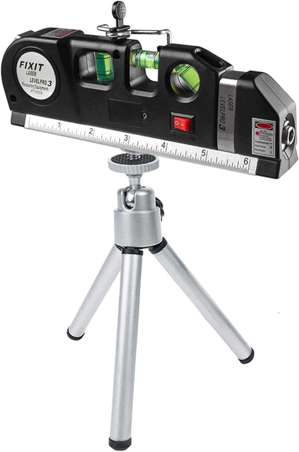Tcherchi Çok Amaçlı Standart Metrik Lazer Mezura Tripod Ve Klipsli Metre