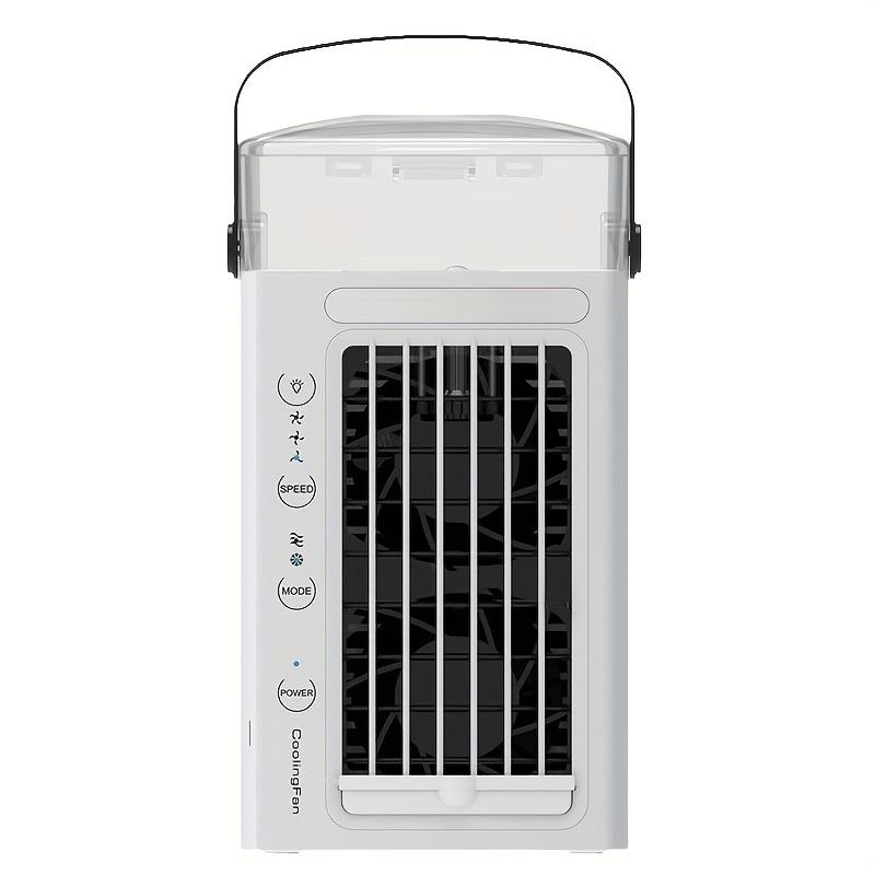 Tcherchi Dahili Aktif Karbon Filtre Ekranlı Nemlendirici Fanlı Taşınabilir Klima Fanı
