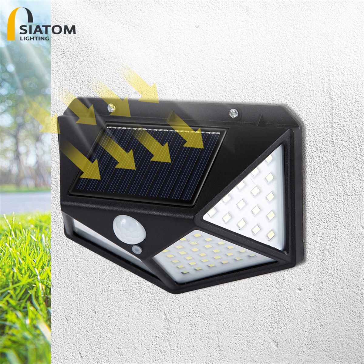 Tcherchi Güneş Enerjili Duvar Lambası