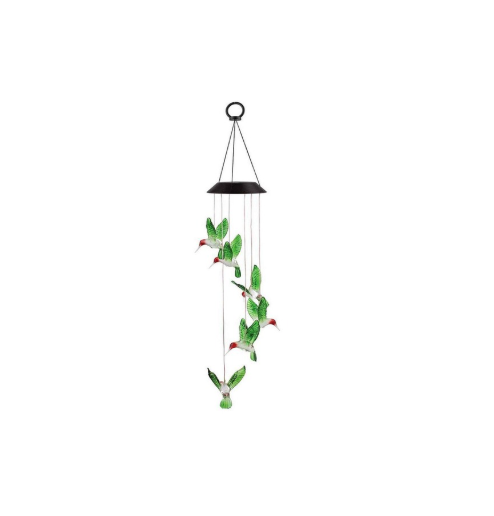 Tcherchi Güneş Enerjili Renk Değiştiren LED Rüzgar Çanları