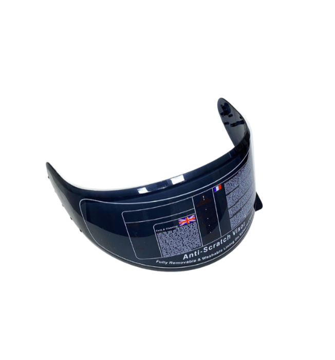 Tcherchi Kapalı Motosiklet Kaskı Siyah Vizör