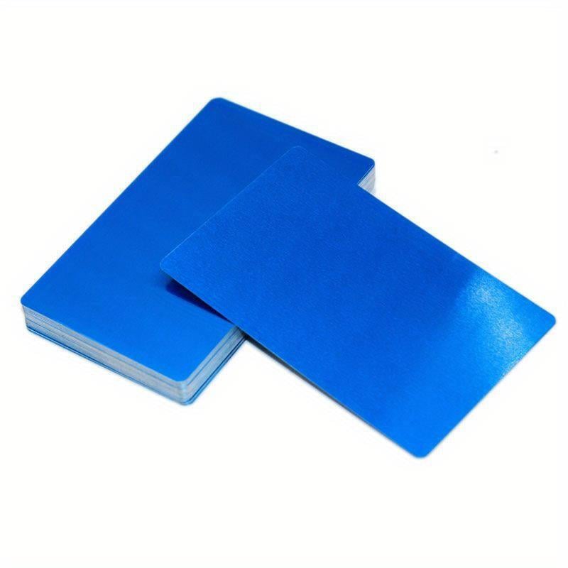 Tcherchi Kartvizit Lazer Süblimasyon Alüminyum Oyma 8.59 x 5. x 0.02 CM 60 Adet