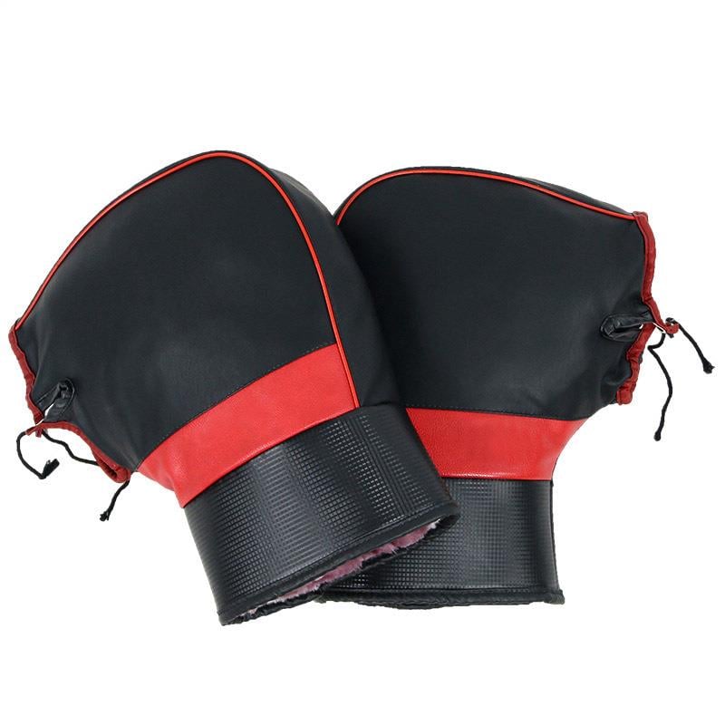 Tcherchı Kış Sürüşü İçin Su Geçirmez Motosiklet Direksiyon Eldivenleri