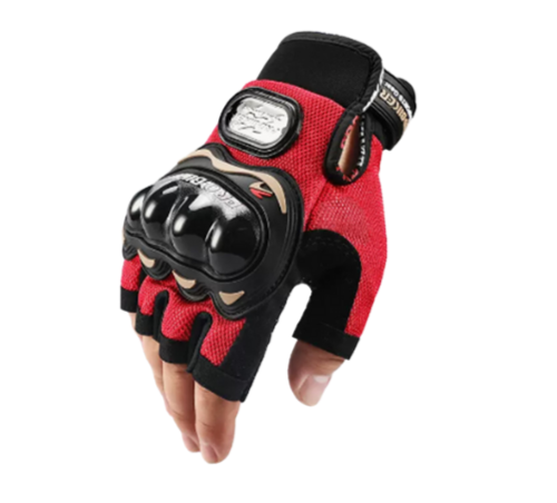 Tcherchi Nefes Alabilir Karbon Fiber Motosiklet Açık Hava Eldivenleri