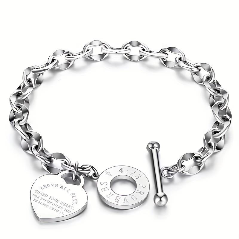 Tcherchi Niş Tasarım Titanyum Çelik Bilezik Rengi 180 Mm