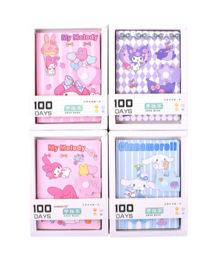 Tcherchı Okula Dönüş Sanrio Not Defteri, 4'lü Kırtasiye Seti