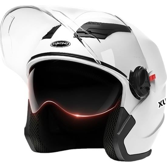 Tcherchi Romantik Balon Kask Motosiklet Kaskı Standart