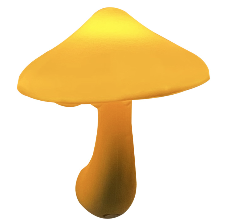 Tcherchi Sevimli Mantar LED Başucu Tak-Çalıştır Gece Lambası