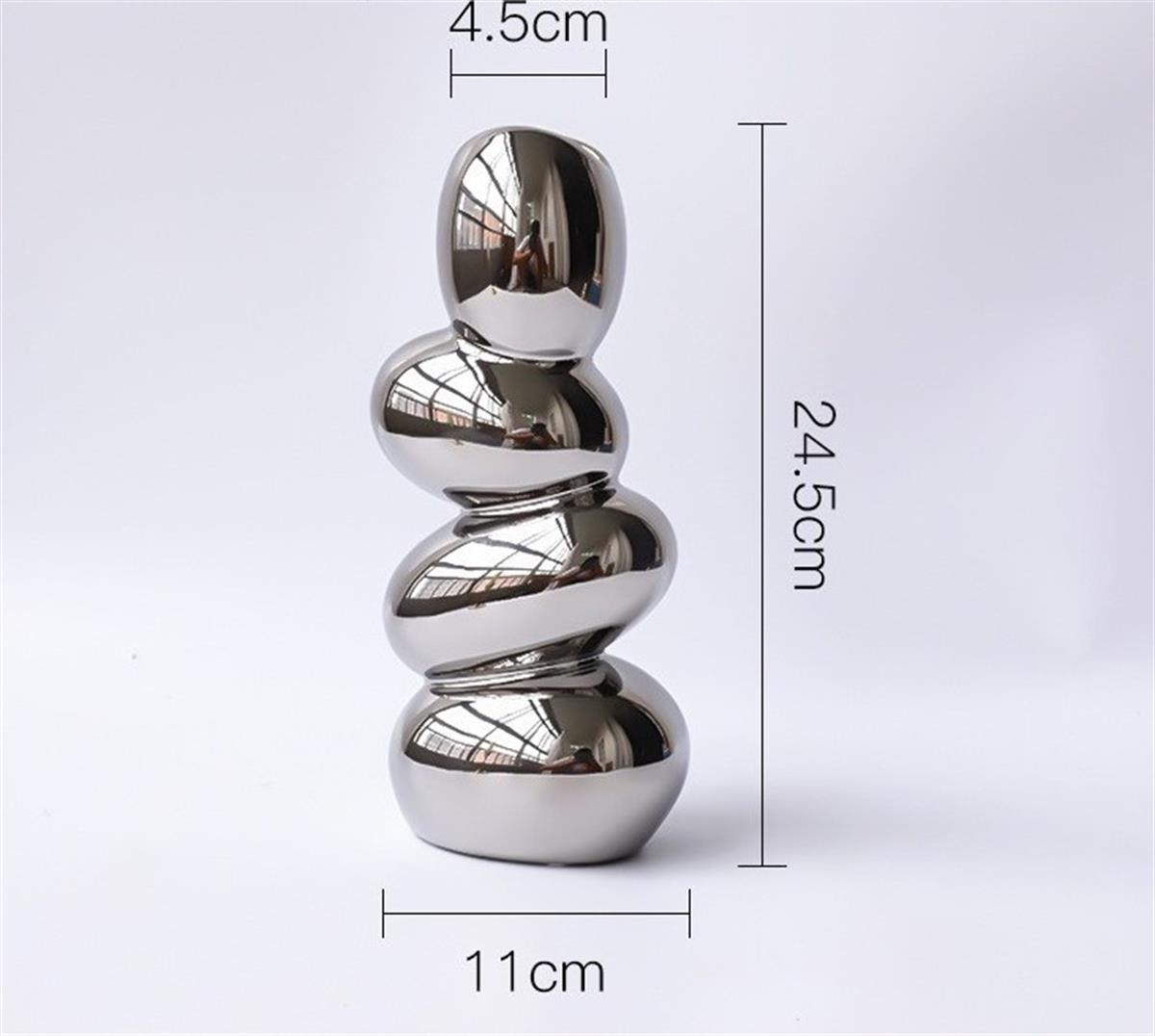 Tcherchi Soyut Sanat Heykel Yumurta Vazosu