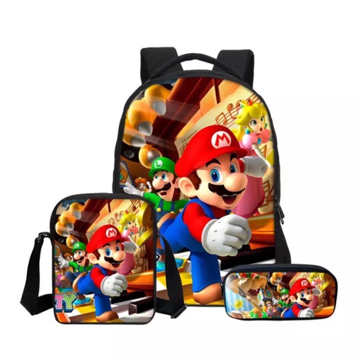 Tcherchi Süper Mario karikatür okul sırt çantası öğrenci sırt çantası öğrenci okul çantası