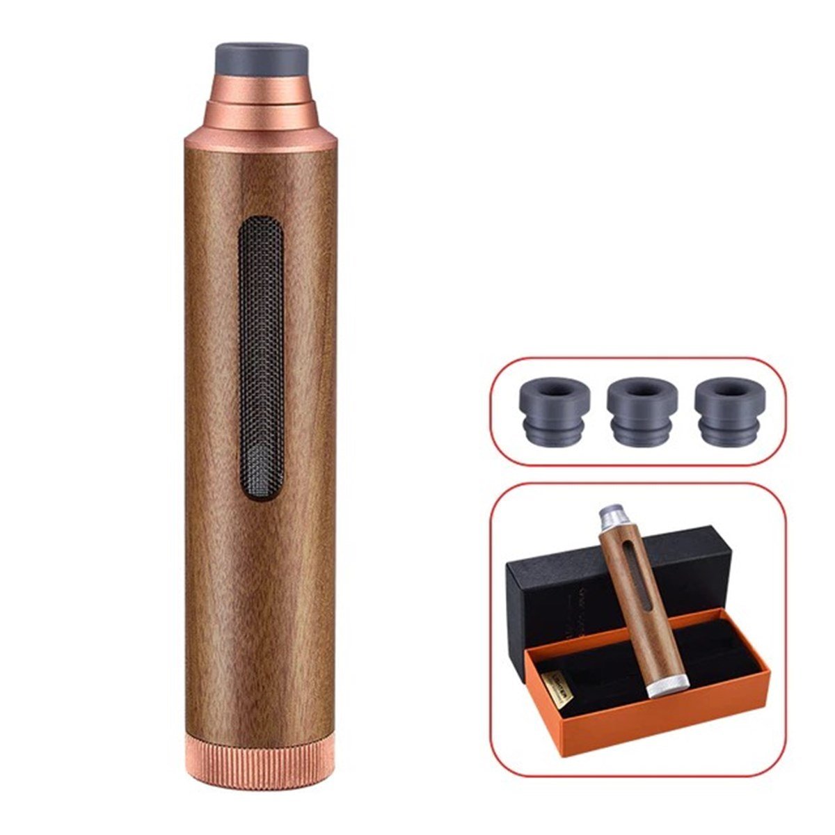 Tcherchi Taşınabilir Mini Ahşap Sigara Küllüğü